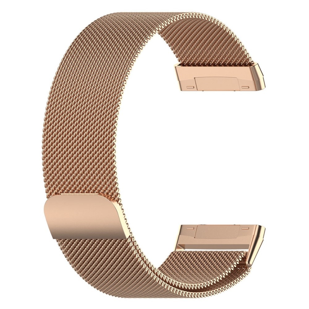 Fitbit Versa 4 Milanese Loop Band Rose Gold