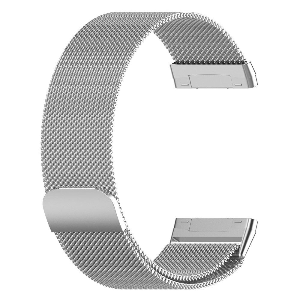 Fitbit Versa 3/Sense Milanese Loop Band Silver