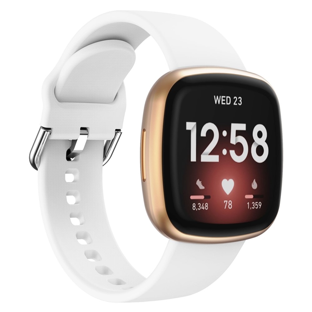 Fitbit Sense 2 Silicone Band White