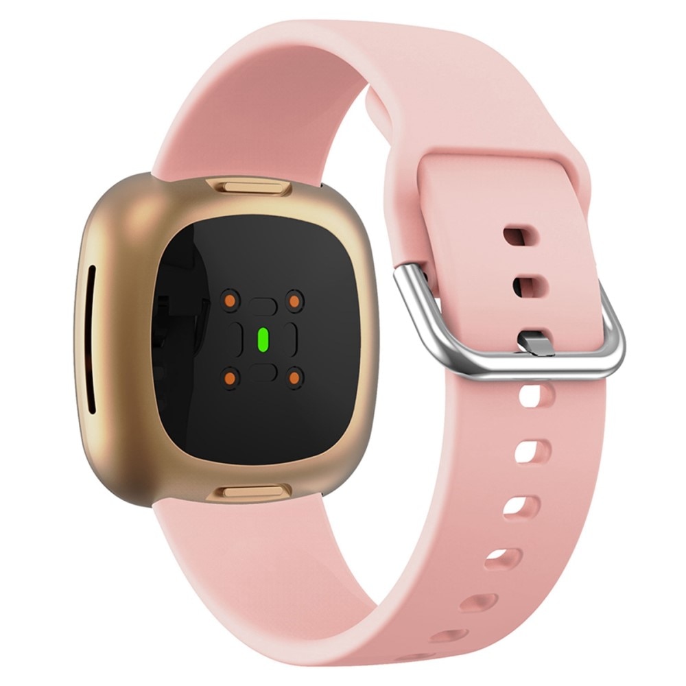 Fitbit Versa 4 Silicone Band Pink