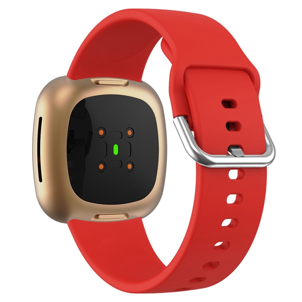 Fitbit Versa 4 Silicone Band Red