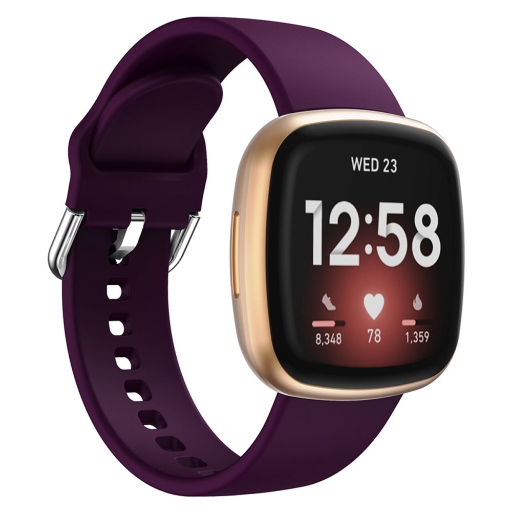 Fitbit Versa 4 Silicone Band Purple