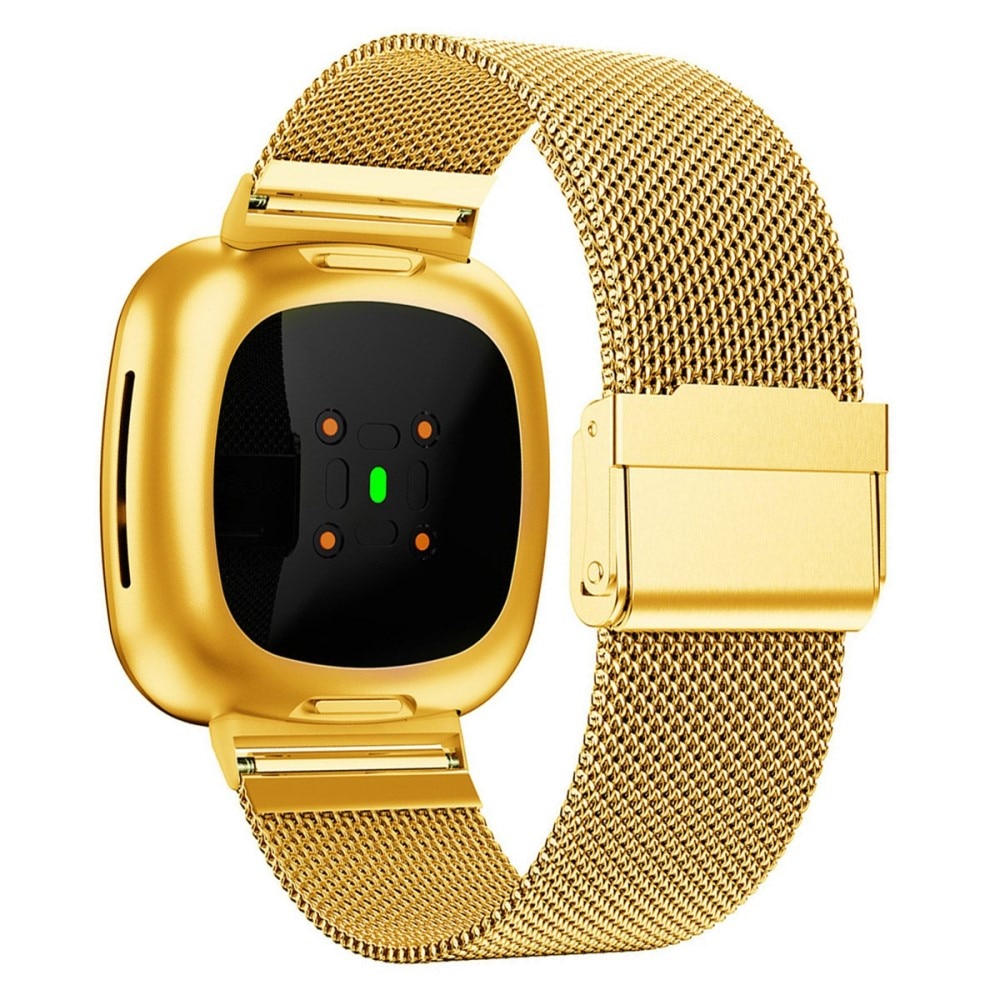 Fitbit Versa 3/Sense Mesh Bracelet Gold