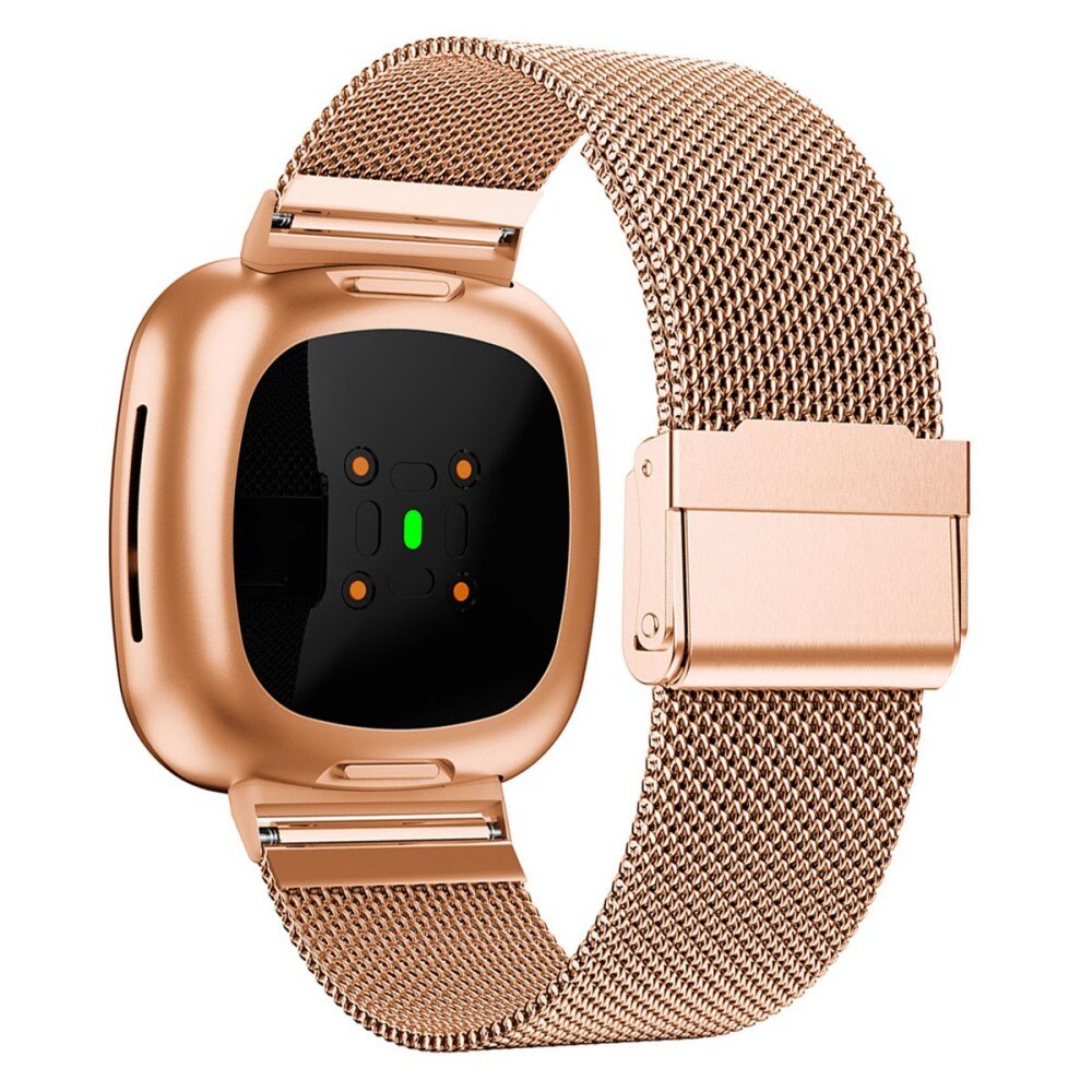 Fitbit Versa 3/Sense Mesh Bracelet Rose Gold