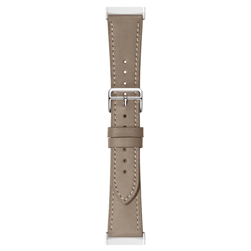 Fitbit Versa 4 Leather Strap Grey