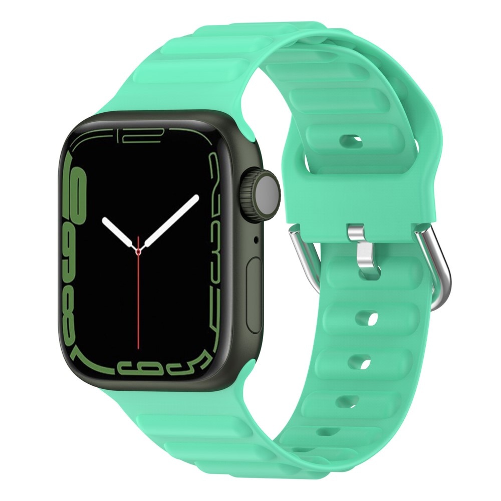 Apple Watch 45mm Series 7 Resistant Silicone Band Green
