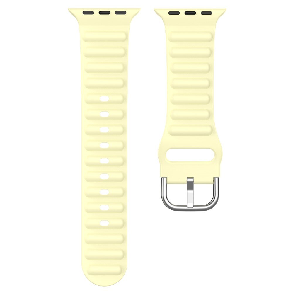 Apple Watch 41mm Series 7 Resistant Silicone Band Yellow
