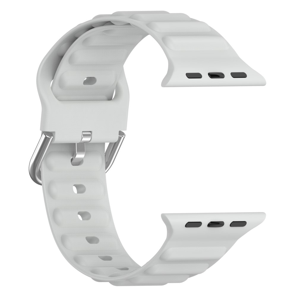 Apple Watch 41mm Series 9 Resistant Silicone Band Grey