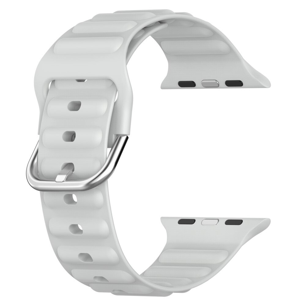 Apple Watch 41mm Series 9 Resistant Silicone Band Grey