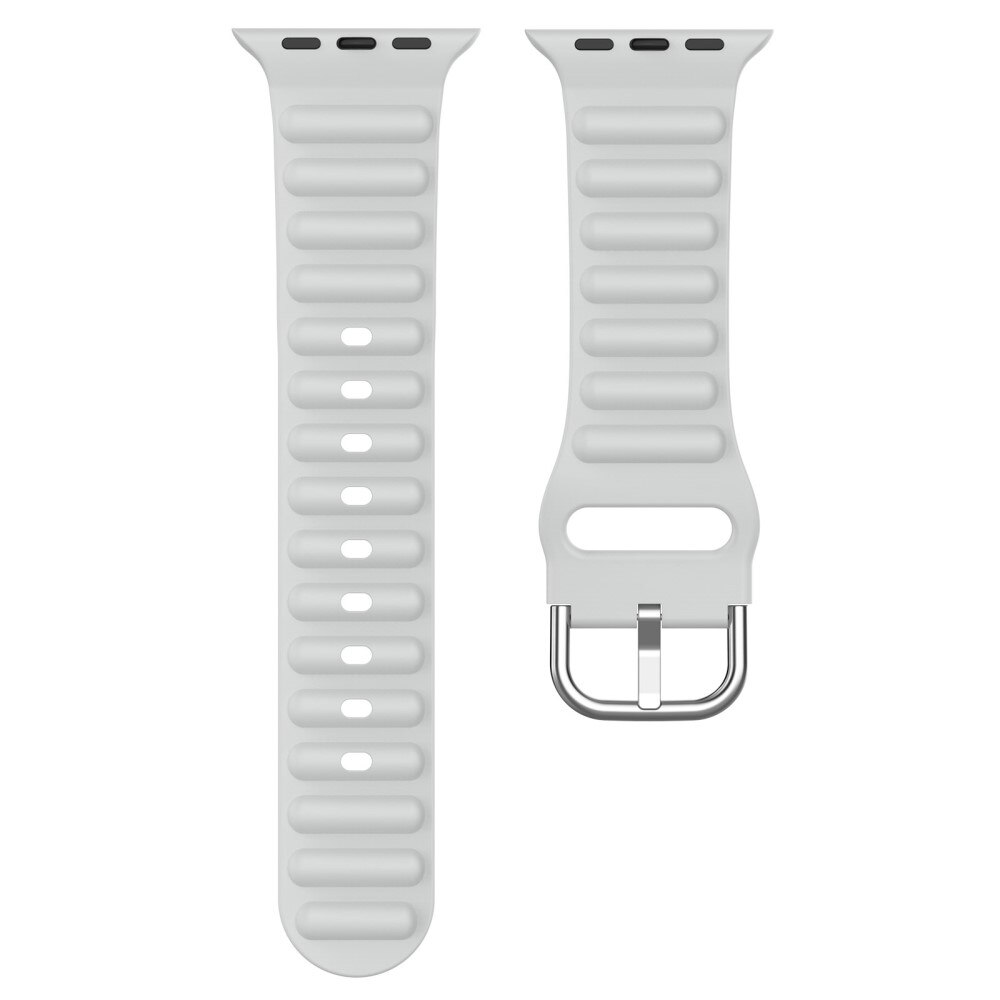 Apple Watch 41mm Series 9 Resistant Silicone Band Grey