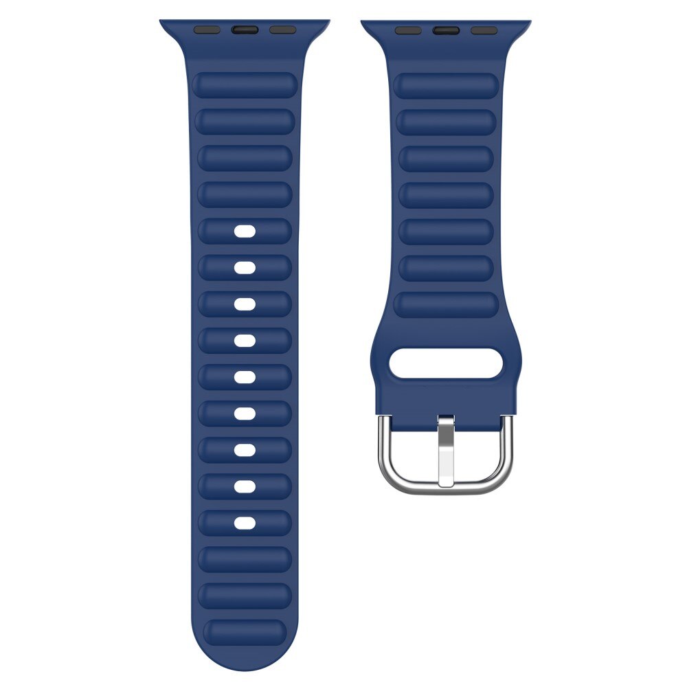 Apple Watch 41mm Series 9 Resistant Silicone Band Blue