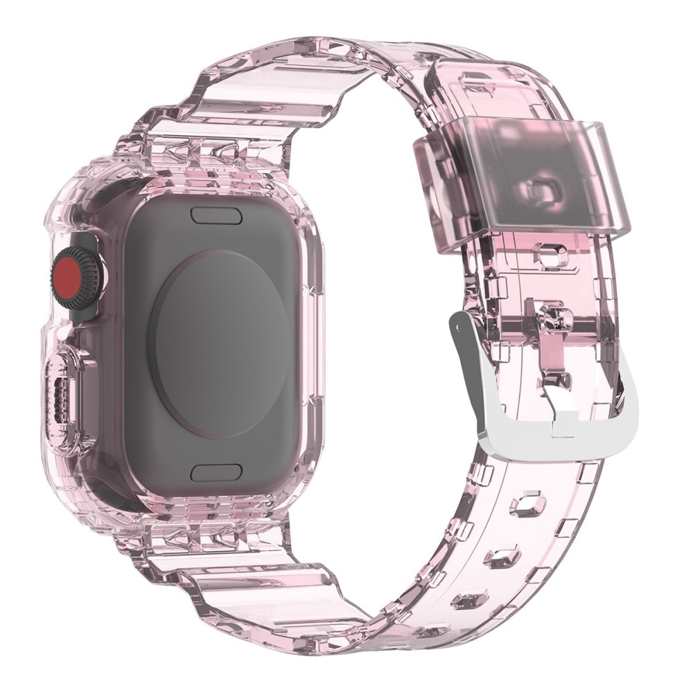 Apple Watch SE 44mm Crystal Band with Case Pink