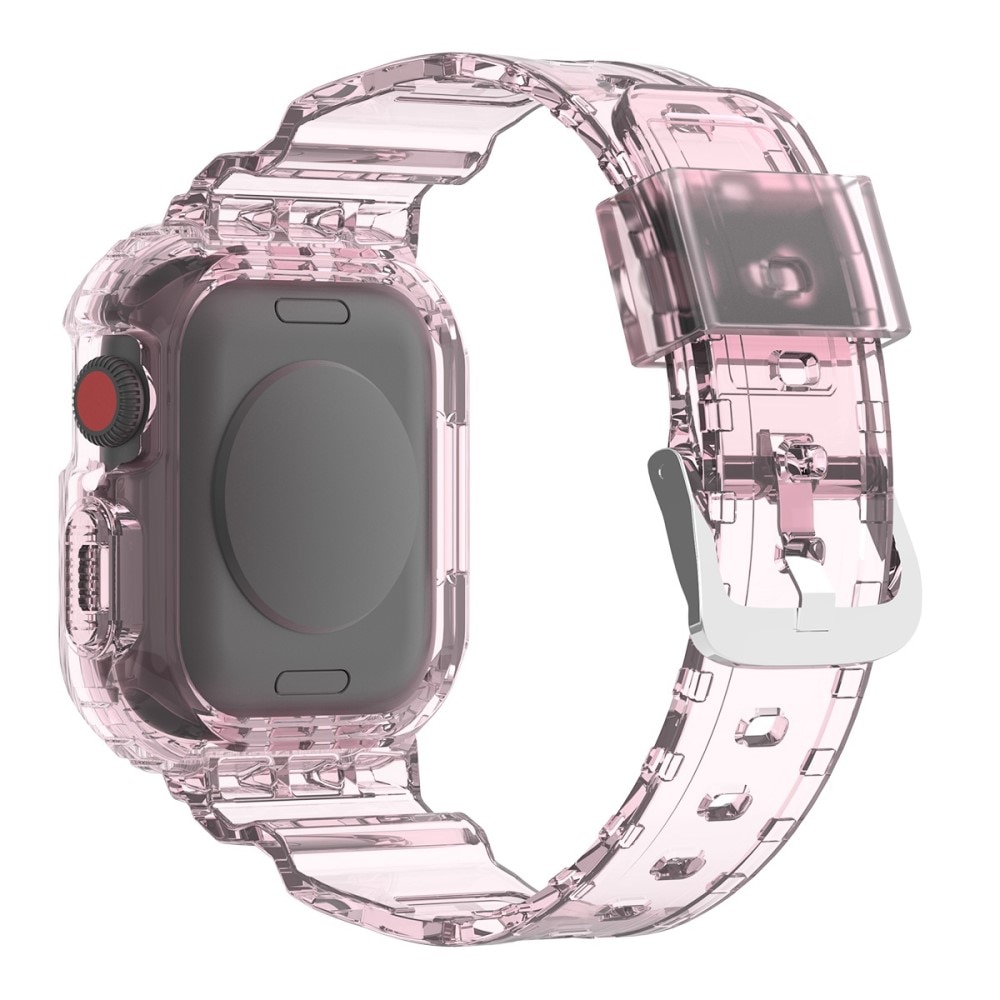 Apple Watch 45mm Series 8 Crystal Band with Case Pink