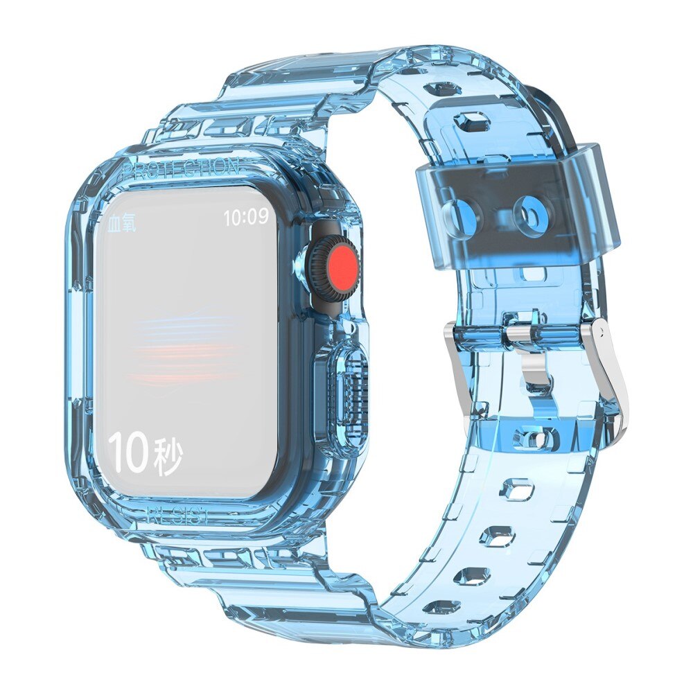 Apple Watch 45mm Series 7 Crystal Band with Case Blue