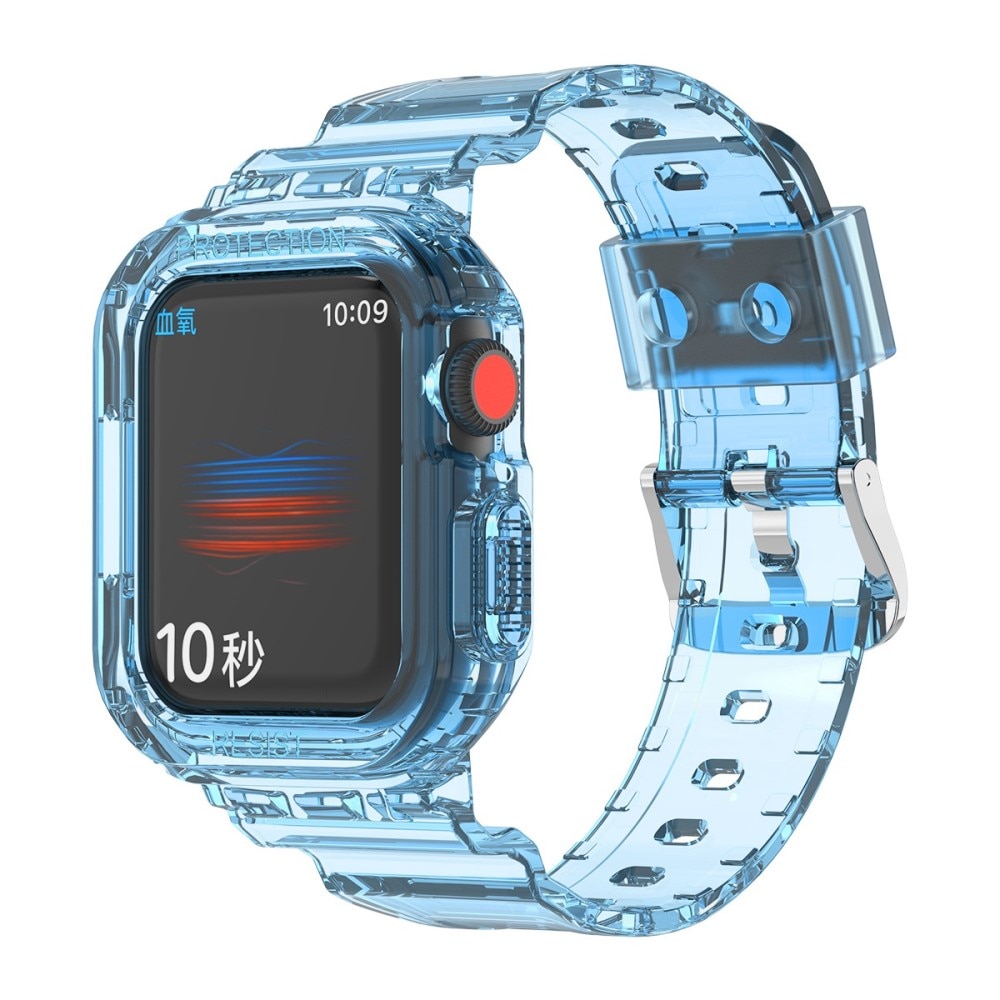 Apple Watch 45mm Series 7 Crystal Band with Case Blue