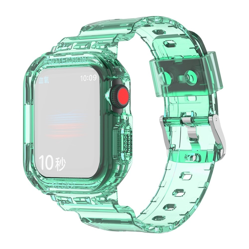 Apple Watch 45mm Series 7 Crystal Band with Case Green