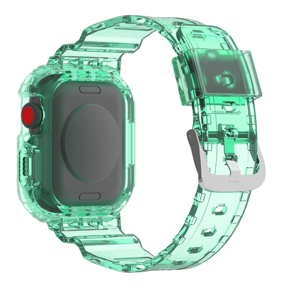 Apple Watch 45mm Series 7 Crystal Band with Case Green