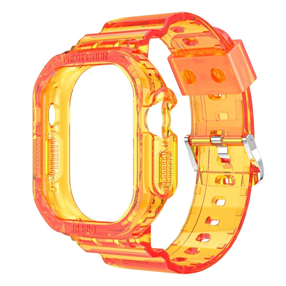 Apple Watch Ultra 49 mm Crystal Band with Case Orange