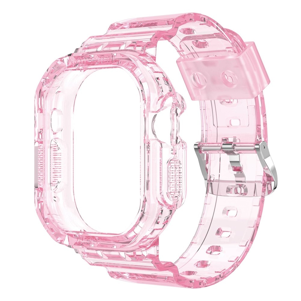 Apple Watch Ultra 49 mm Crystal Band with Case Pink