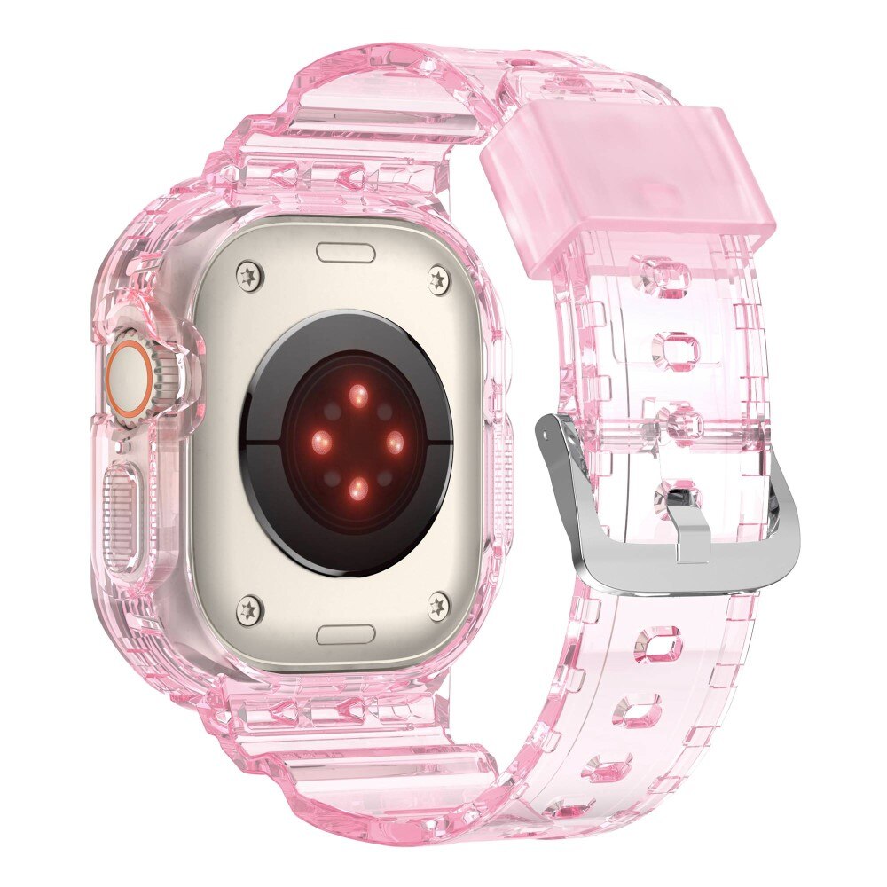 Apple Watch Ultra 49 mm Crystal Band with Case Pink