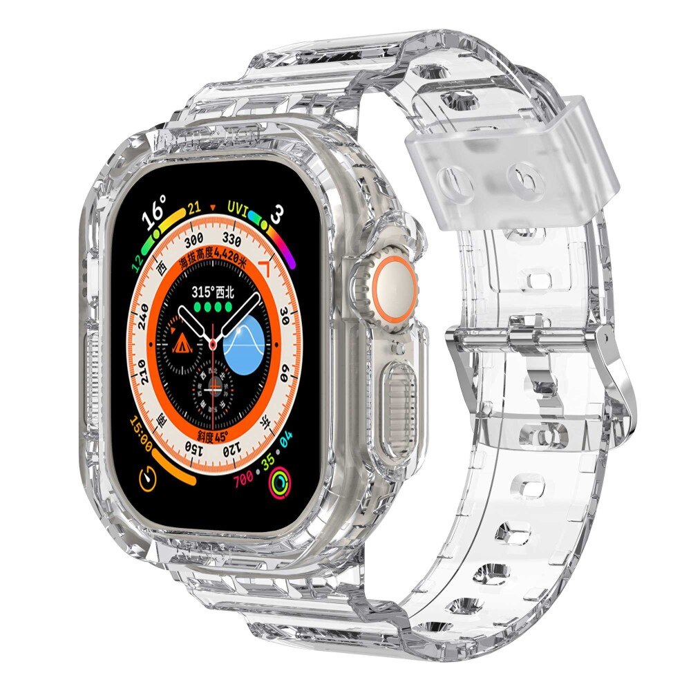 Apple Watch Ultra 49 mm Crystal Band with Case Transparent