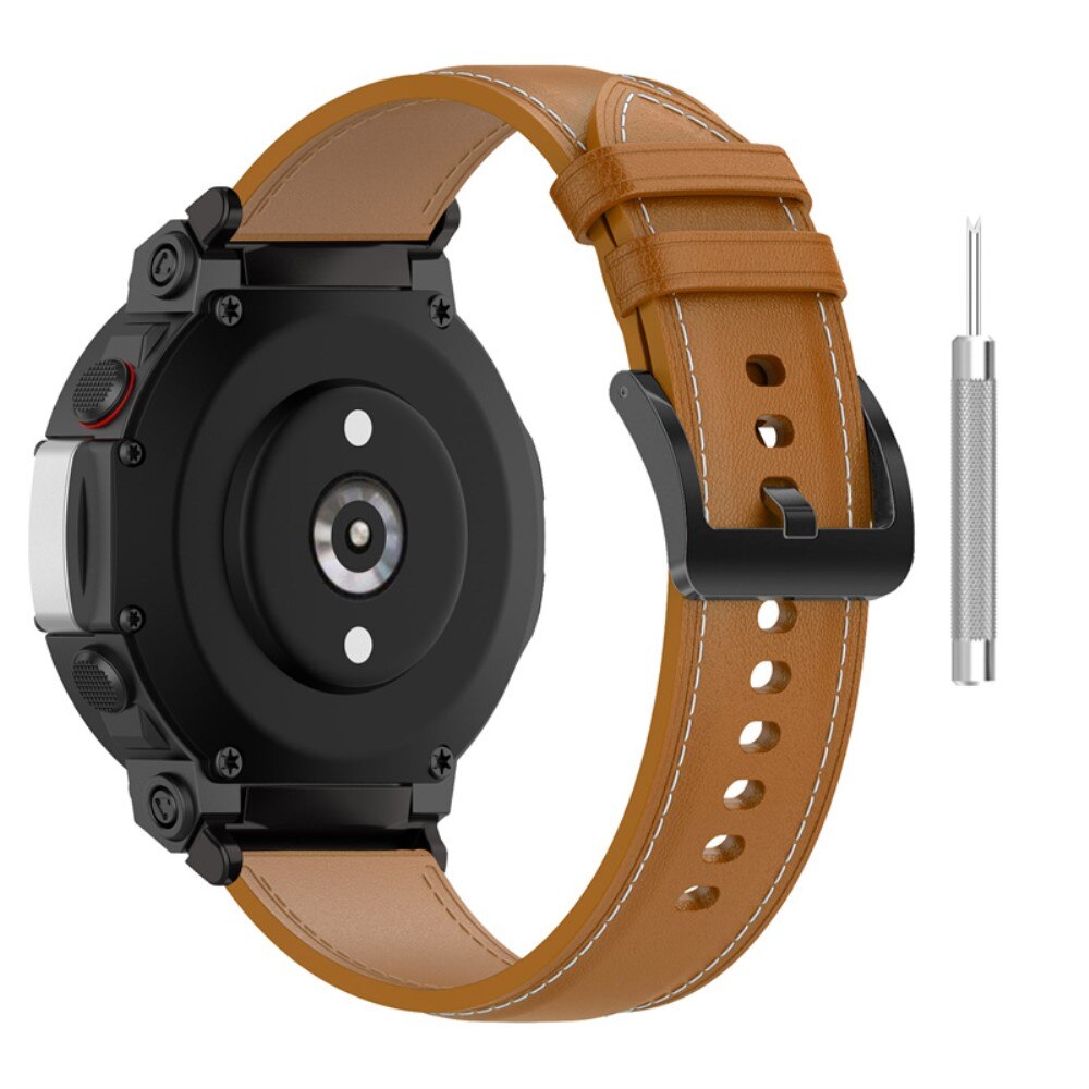 Amazfit T-Rex 2 Leather Strap Brown