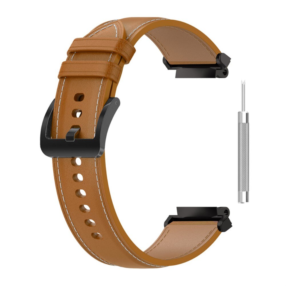 Amazfit T-Rex 2 Leather Strap Brown