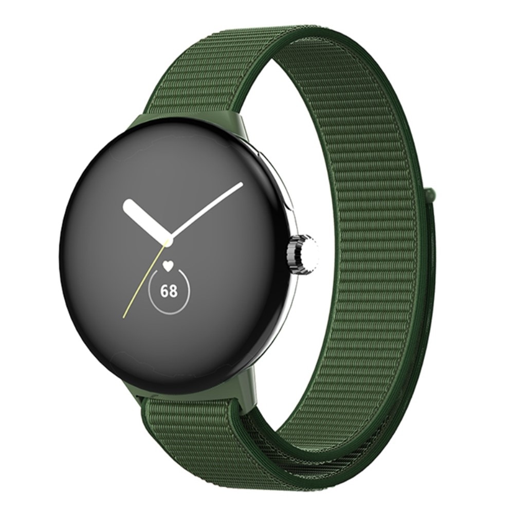 Google Pixel Watch Nylon Strap green