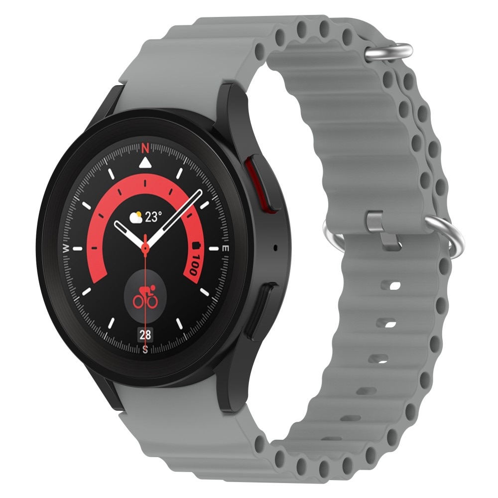 Samsung Galaxy Watch 4 40mm Full Fit Resistant Silicone Band Grey