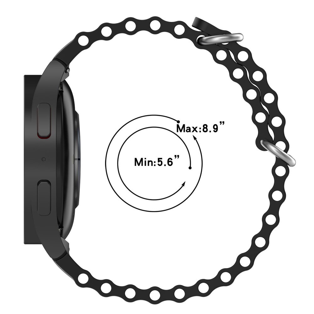 Samsung Galaxy Watch 6 Classic 47mm Full Fit Resistant Silicone Band Grey