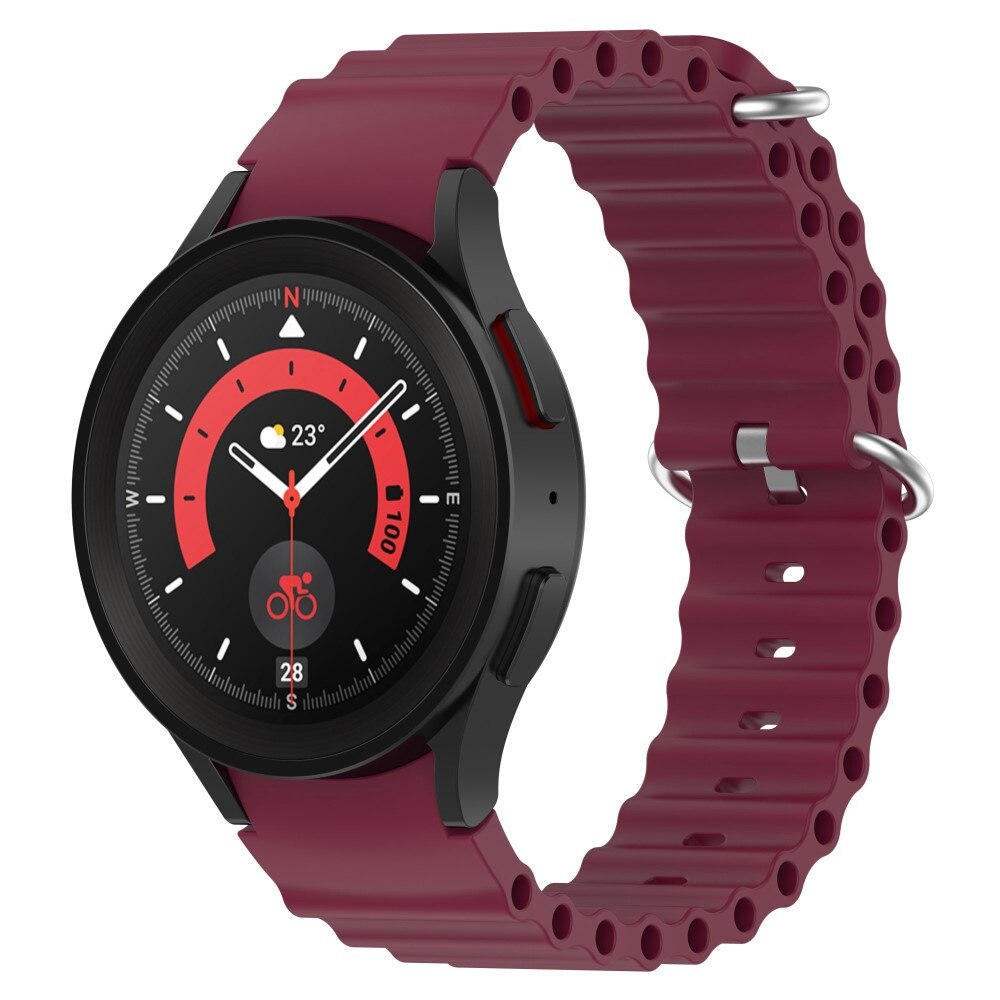 Samsung Galaxy Watch 5 Pro Full Fit Resistant Silicone Band purple