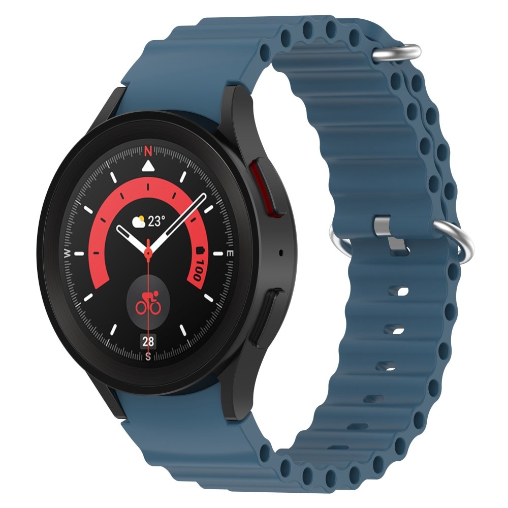 Samsung Galaxy Watch 5 Pro Full Fit Resistant Silicone Band blue