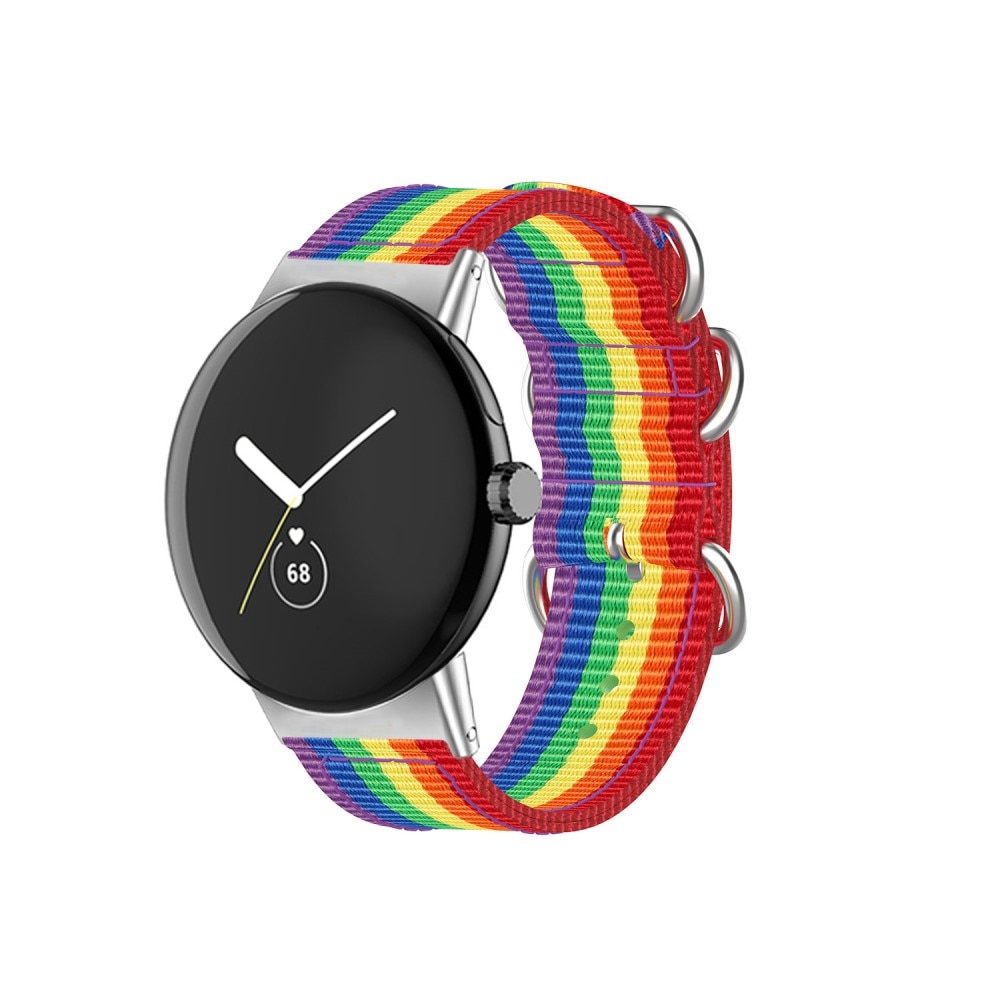 Google Pixel Watch Nato Strap Rainbow