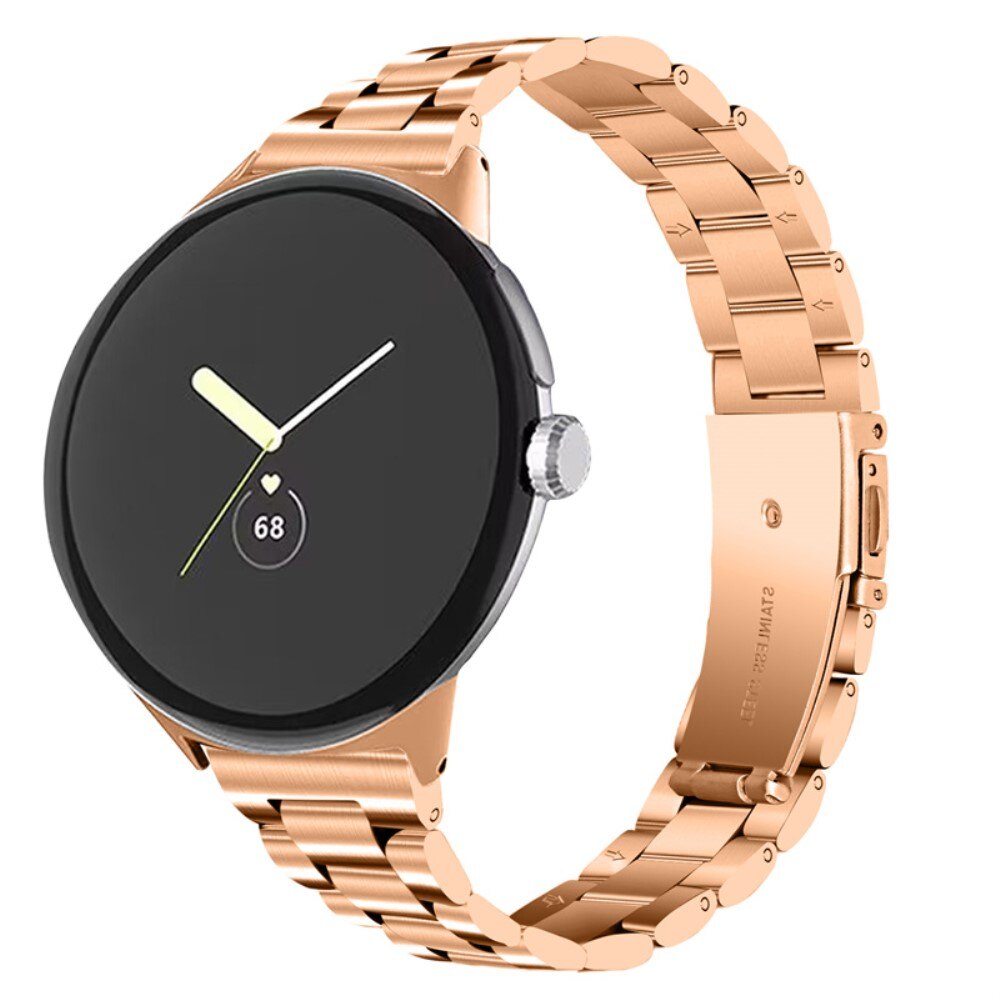 Google Pixel Watch 3 41mm Slim Metal Band Rose Gold
