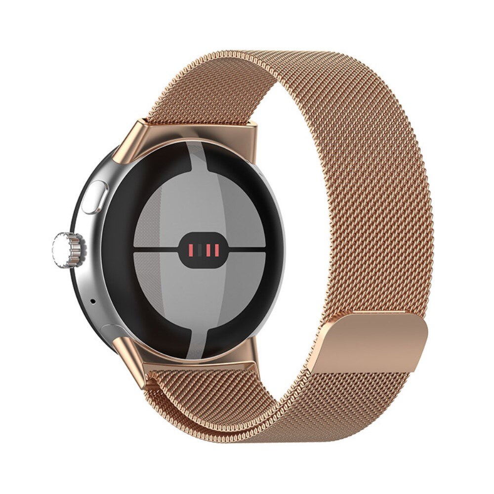 Google Pixel Watch Milanese Loop Band Rose Gold