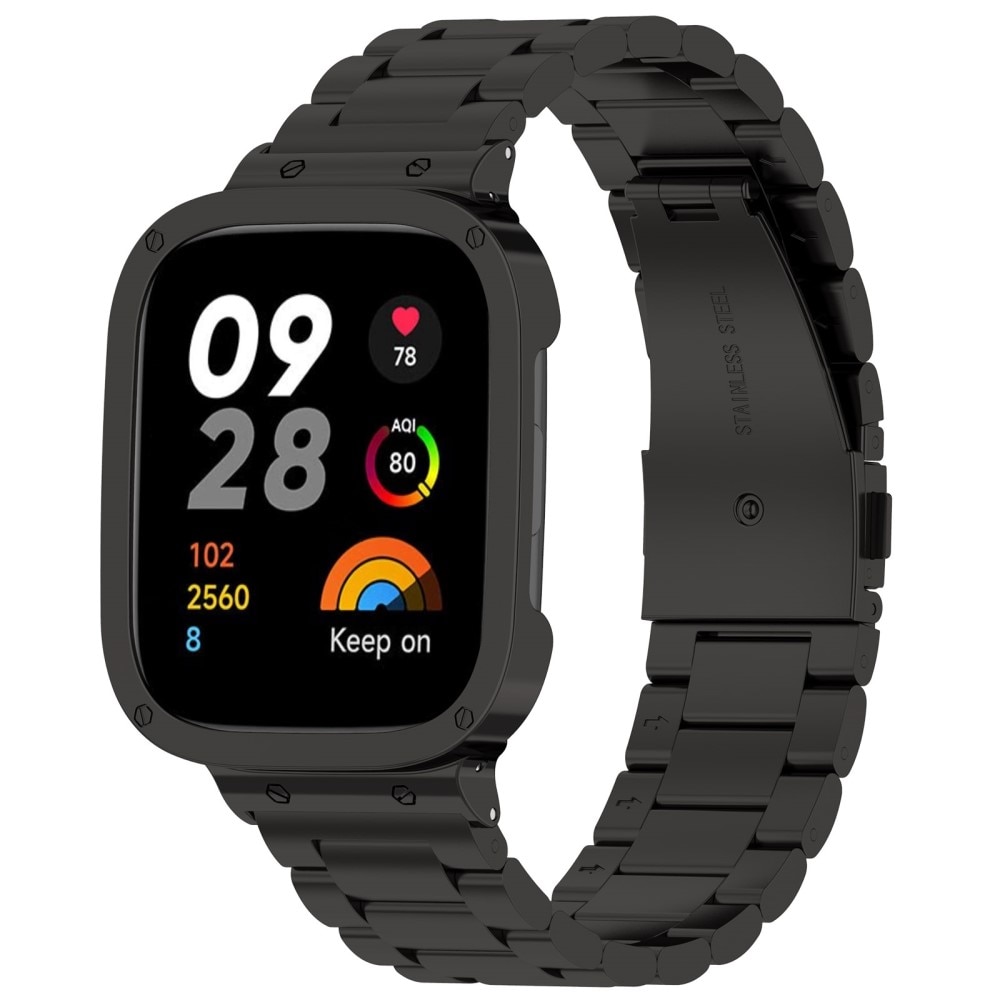 Correa silicona Redmi Watch 3 Active / Lite (negro