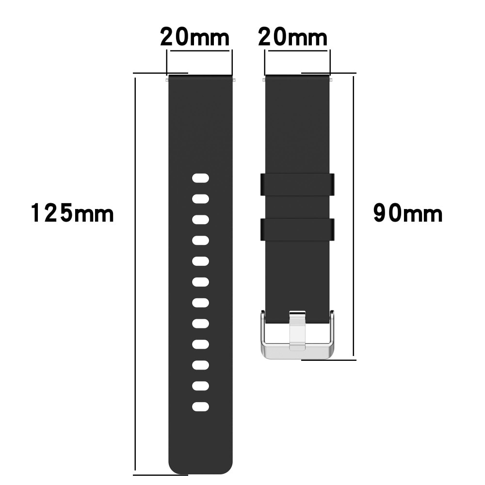 OnePlus Nord Watch Silicone Band Black