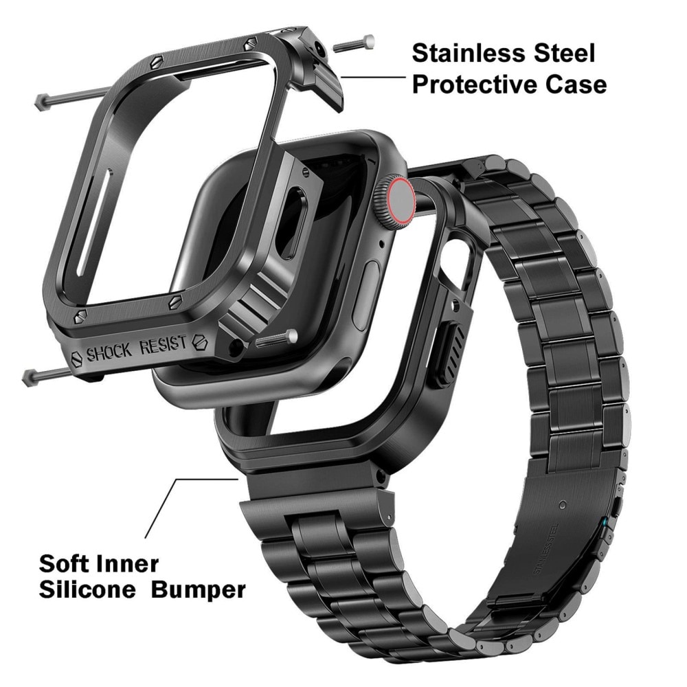 Apple Watch 44mm Full Metal Band Black