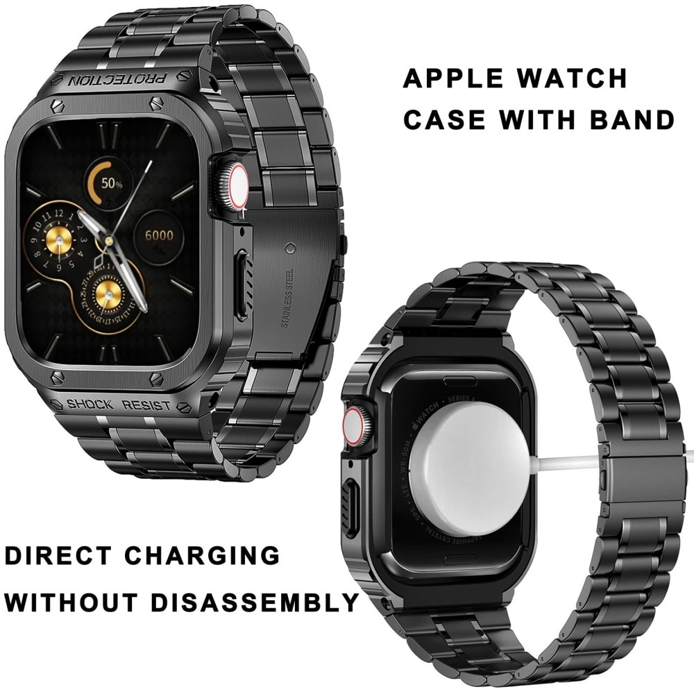 Apple Watch SE 44mm Full Metal Band Black