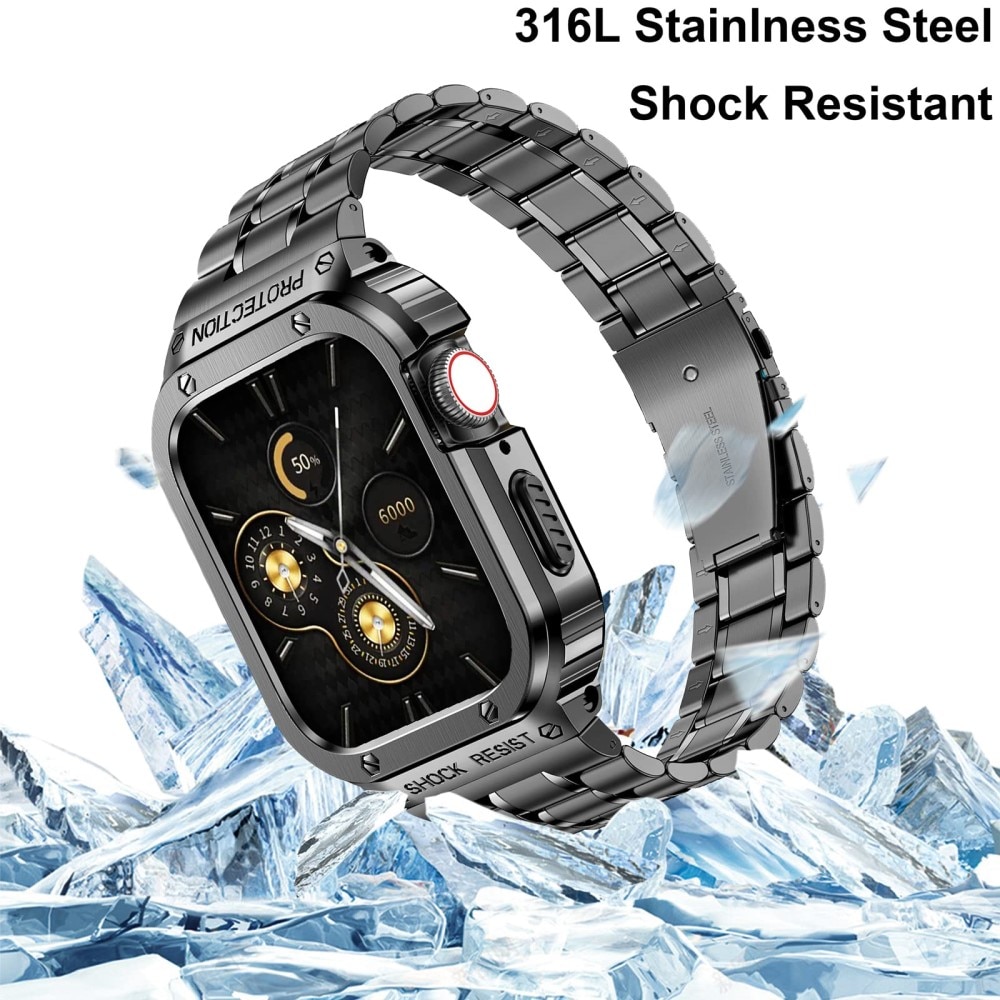 Apple Watch 41mm Series 9 Full Metal Band Dark grey