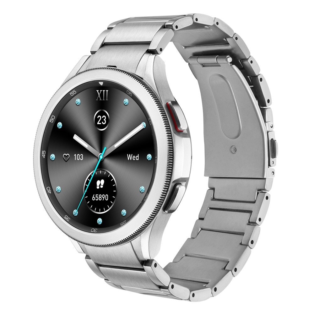 Samsung Galaxy Watch 6 Classic 43mm Full Fit Titanium Band Silver