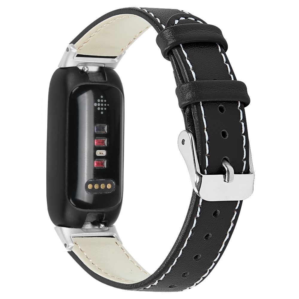 Fitbit Inspire 3 Leather Strap Black