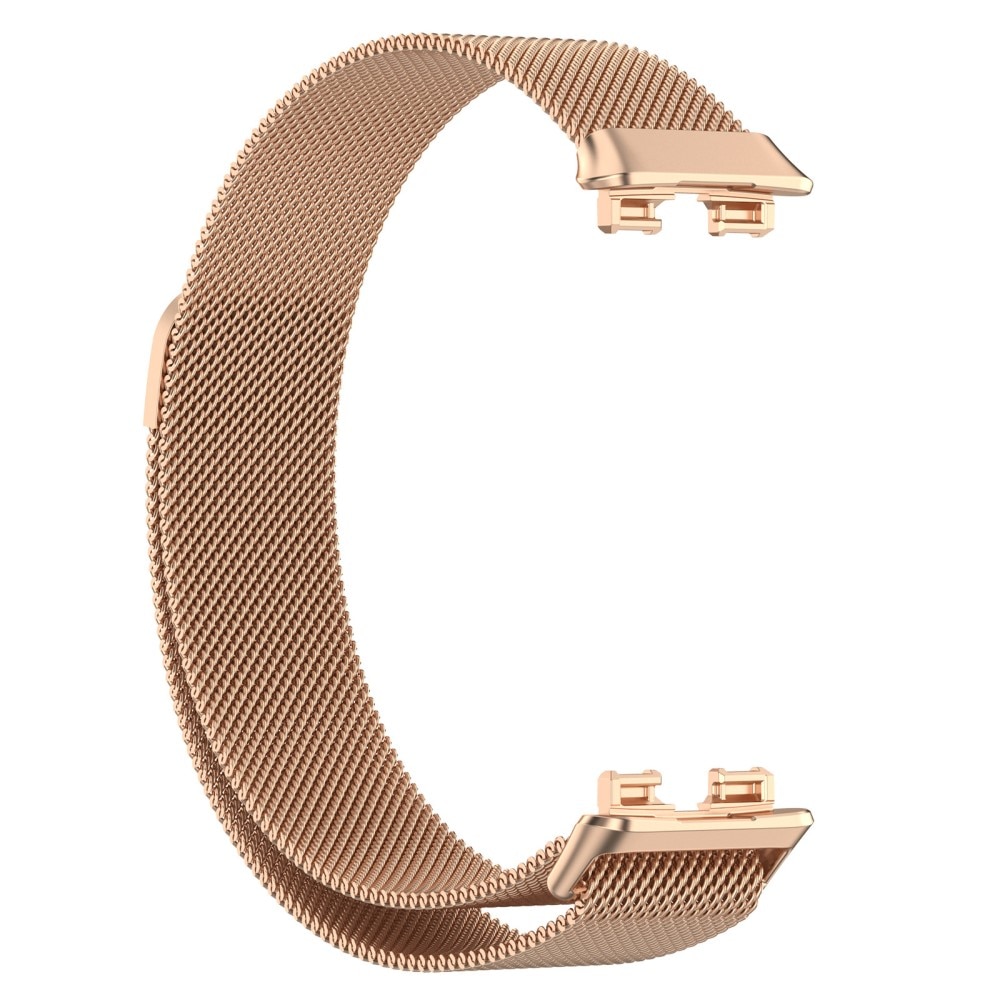 Huawei Band 8 Milanese Loop Band Rose Gold