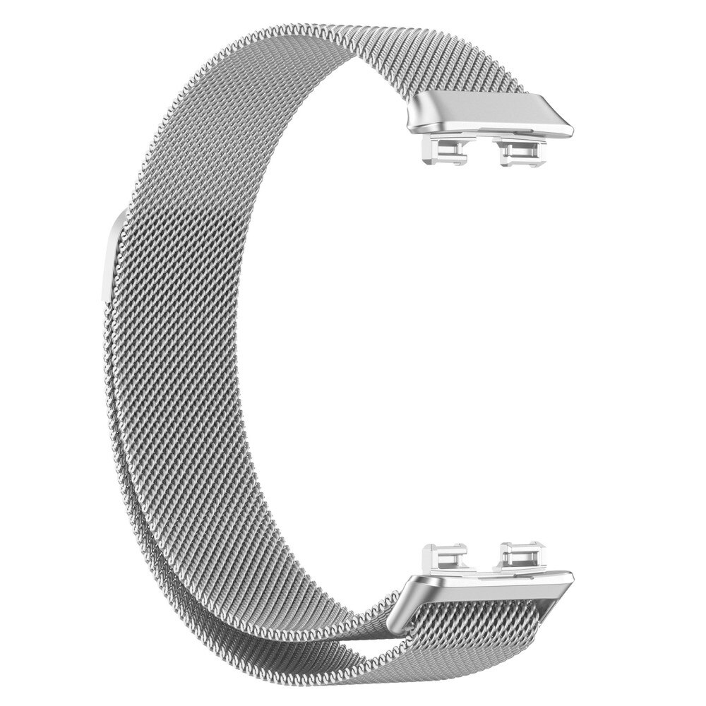 Huawei Band 8 Milanese Loop Band Rose Silver