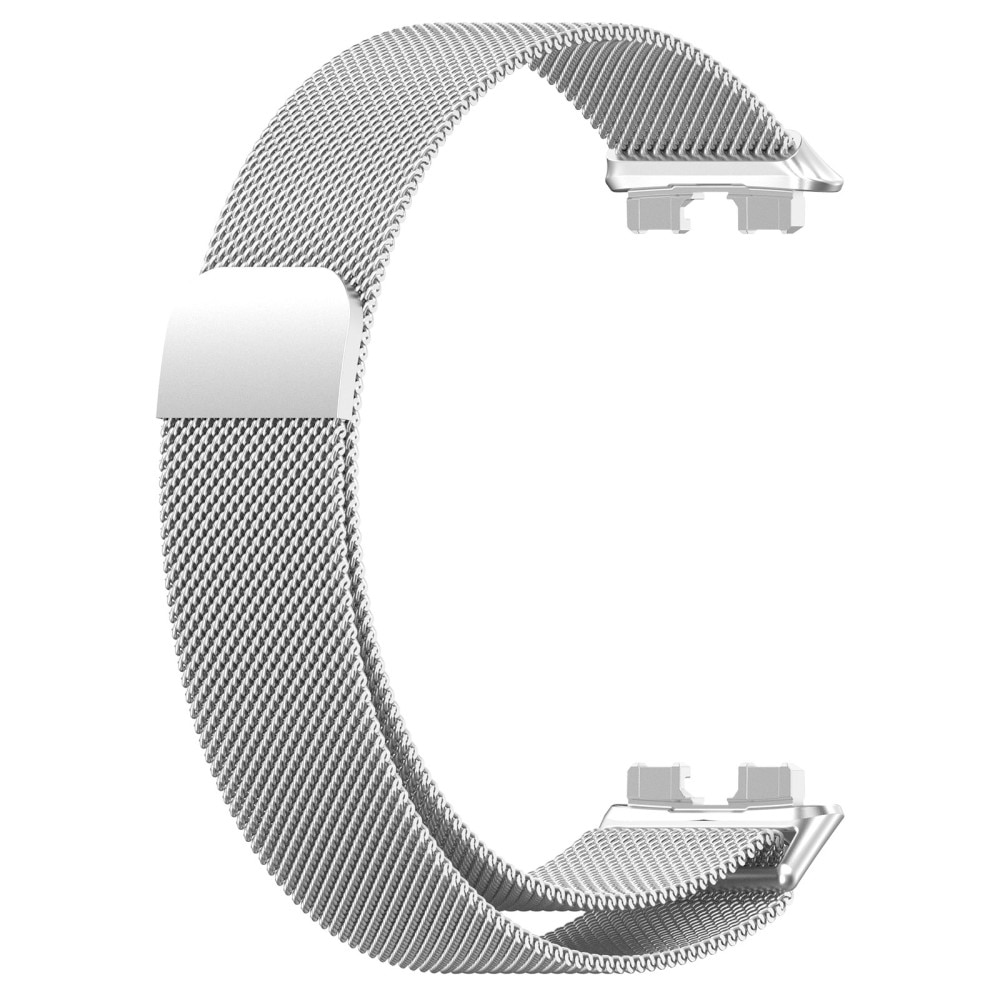 Huawei Band 8 Milanese Loop Band Rose Silver