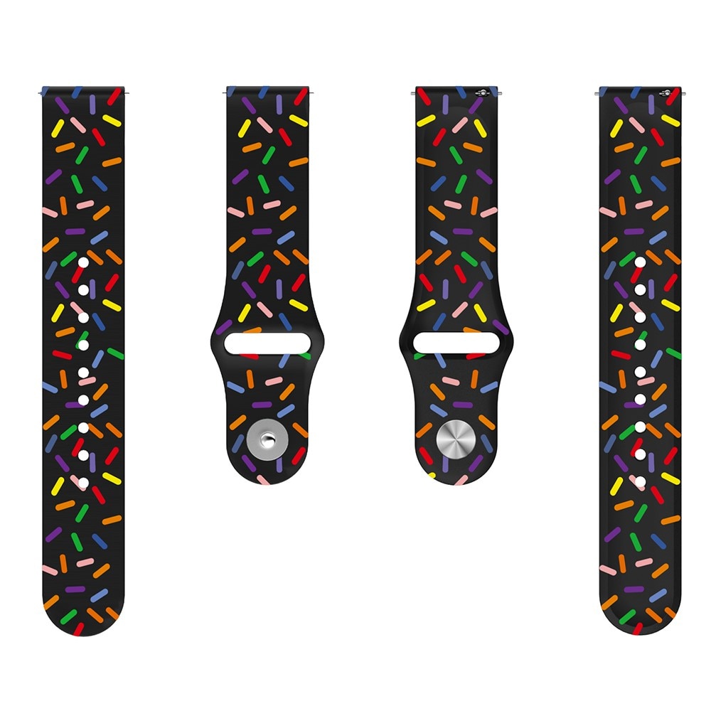 Amazfit Bip 5 Silicone Band Black Sprinkles