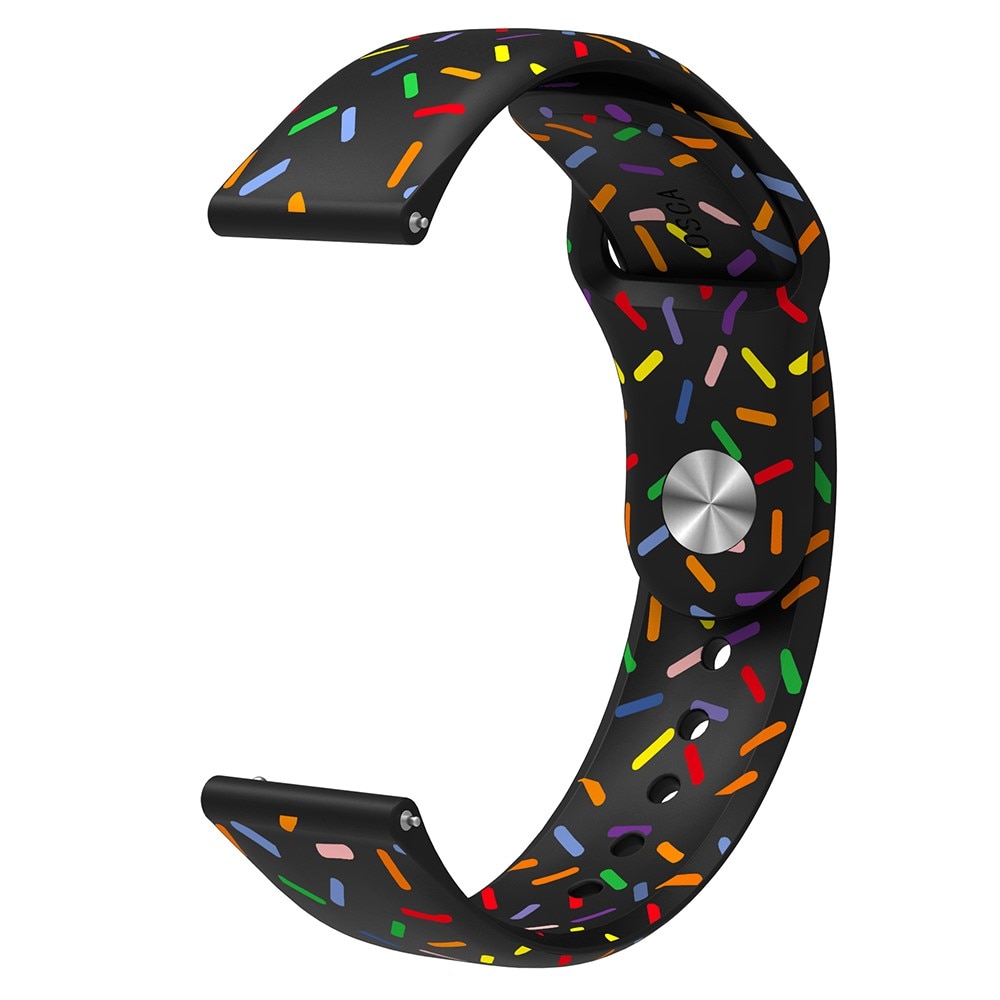 Xplora X6 Play  Silicone Band Black Sprinkles