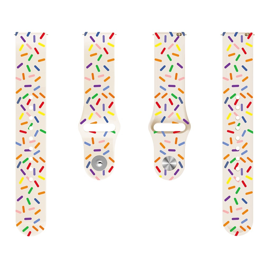 Xplora X6 Play Silicone Band White Sprinkles