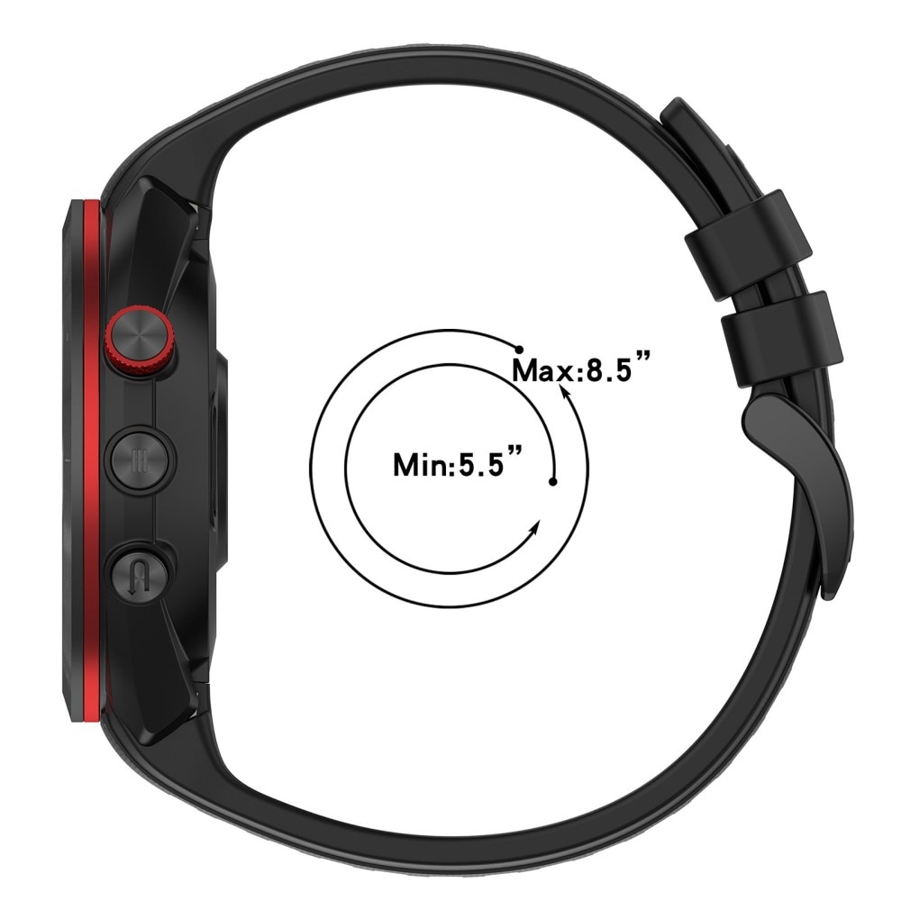 Garmin Approach S70 42mm Silicone Band Black