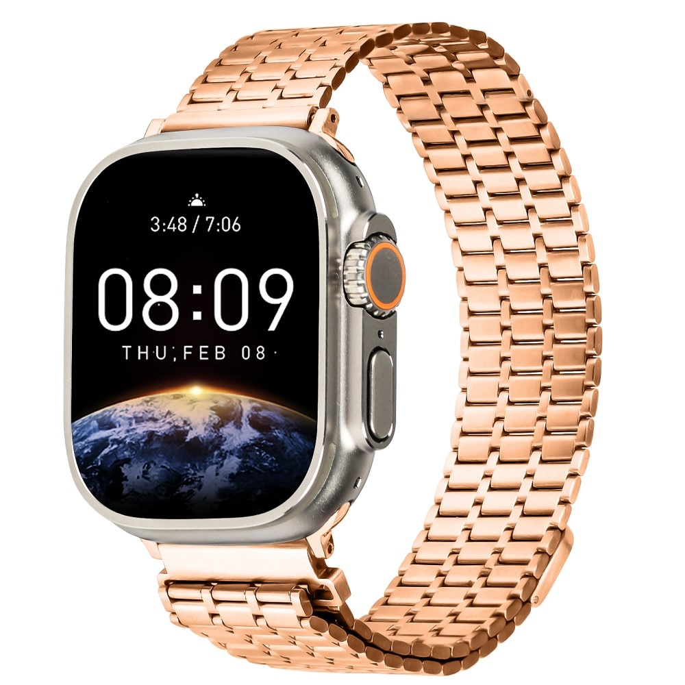Apple Watch Ultra 2 49mm Business Magnetic Band Rose Gold